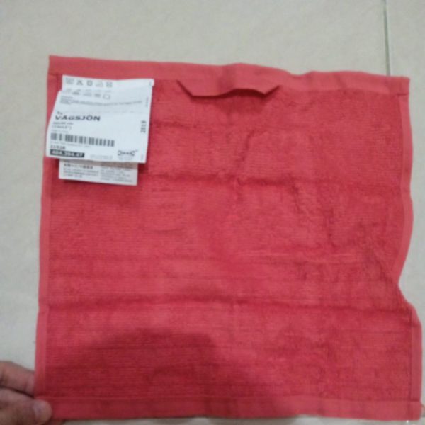 IKEA VAGSJON handuk kecil washlap 30 x 30 cm bahan katun gym towel TC-0814 - Image 3