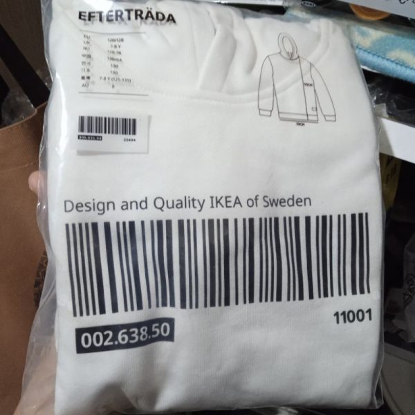 IKEA EFTERTRADA hoodie lengan panjang untuk anak anak baju dingin TC-0765