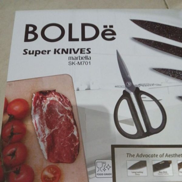 BOLDE super knives marbella SK-M701 6pc pisau dapur set lengkap - Image 2