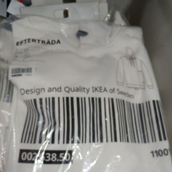 IKEA EFTERTRADA hoodie baju dingin lengan panjang bertopi S/M