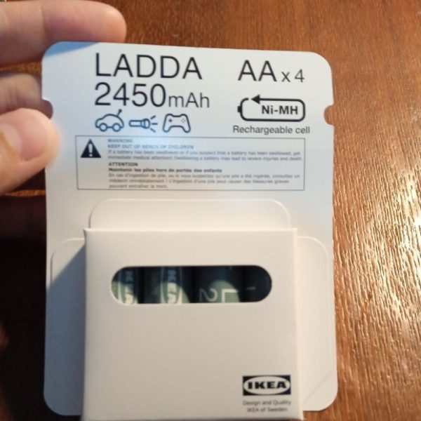 Batre ikea ladda 2450 mah baterai ampere besar 4 pc nimh 1.2V siap pakai TC-0424 - Image 2