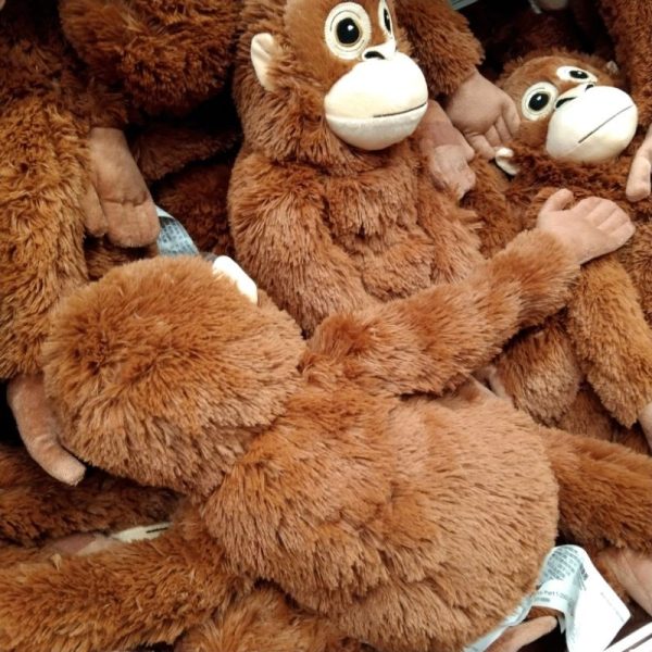 Ikea boneka orang utan dengan rekatan tangan kaki 66 cm lembut dan empuk TC-0619 - Image 2