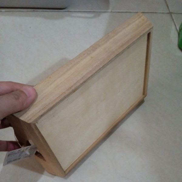 DAISO mini wooden tray baki pajangan hias kesan alami bahan kayu TC-0353 - Image 3