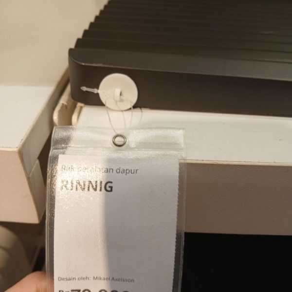 IKEA RINNIG rak pengering piring 2 sisi rak piring plastik dengan anti slip TC-0130