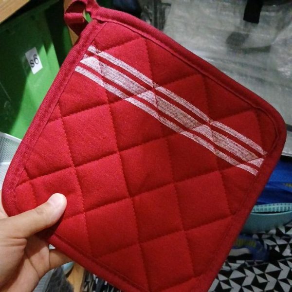 IKEA HILDEGUN alas panas cempal pot holder 1buah bahan kain tebal anti panas - Image 3