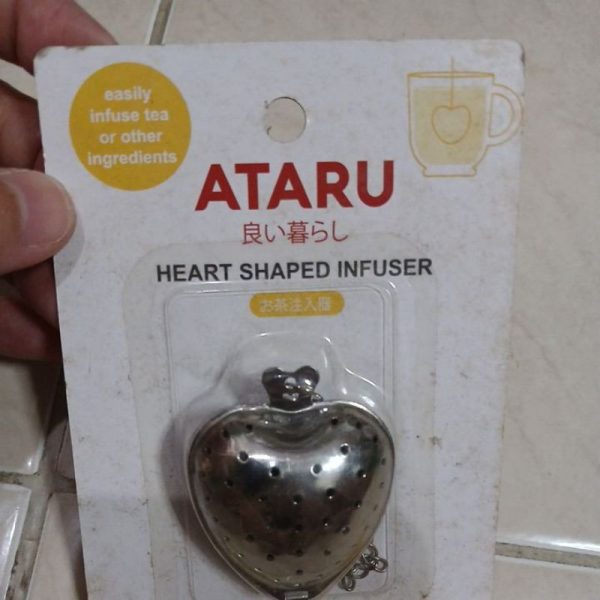 ATARU heart shaped infuser Perendam teh tea ocha bumbu masak - Image 2