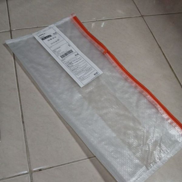 IKEA PARKLA tas penyimpanan sepatu dengan resleting 48x22cm - Image 2