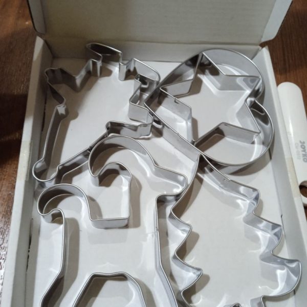 Ikea cetakan pastri cookies cutter 5pc stainless steel TC-0794