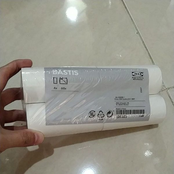 Ikea bastis refill lint roller rol pembersih debu dan bulu baju hewan 4pc L10 cm TC-0674