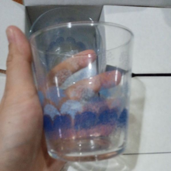 IKEA gelas mug kaca motif soft 4pc gelas lebaran 30 cl TC-0768 - Image 2