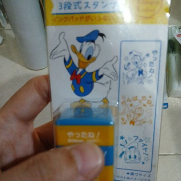 DAISO message stamp donald duck cap tempelan dekorasi TC-0008 - Image 2