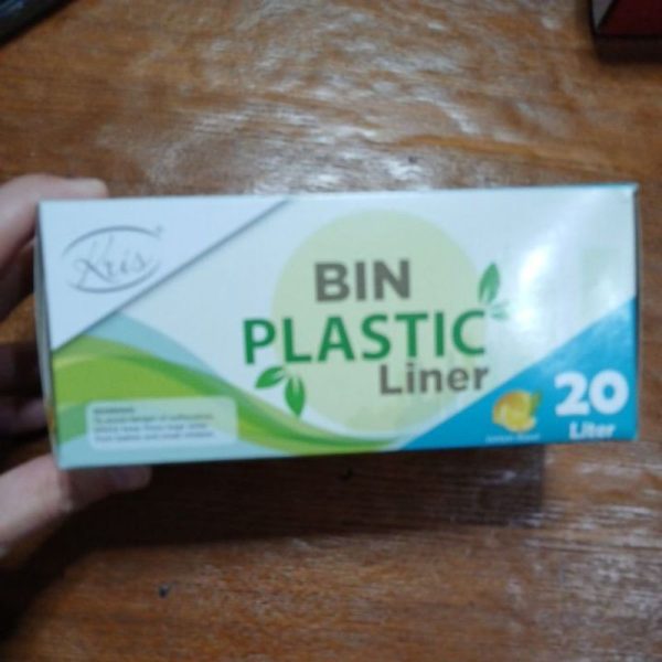 Kris Ace Bin plastic liner plastik sampah besar aroma lemon 20L isi 25pc