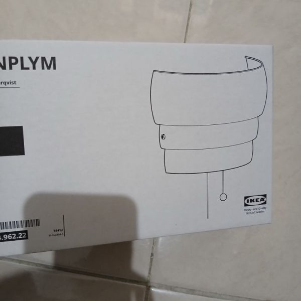 IKEA GRONPLYM lampu dinding bentuk unik wall lamp lampu tidur malam