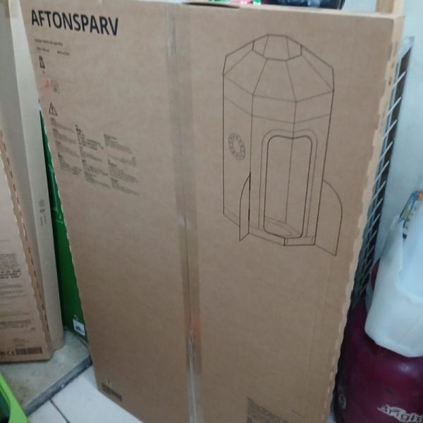 IKEA AFTONSPARV tenda roket mainan anak bahan karton ukuran besar - Image 3