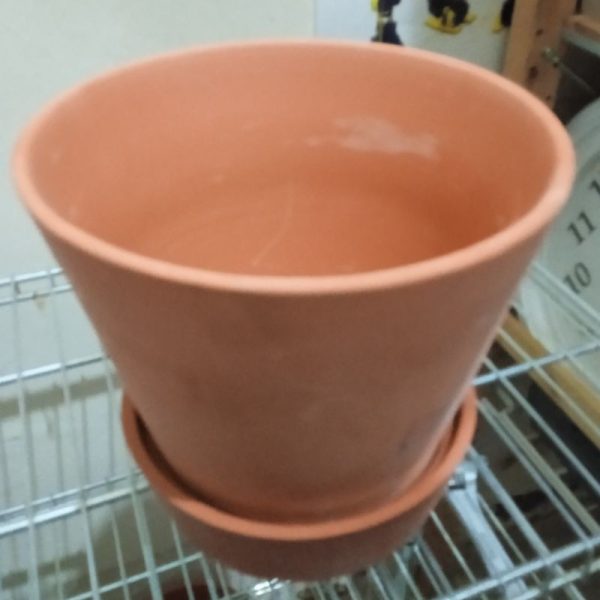 IKEA INGEFARA pot bunga bahan keramik alami dengan alas 15 cm pot tanaman berlubang TC-0505 - Image 2