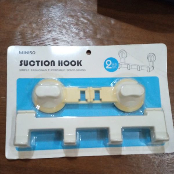 MINISO suction hook tanpa bor gantungan cantolan pengait beban 2 kg TC-0672