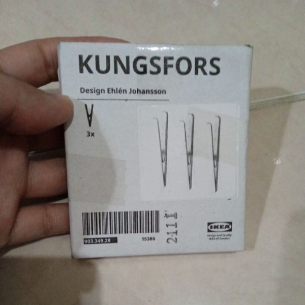 IKEA KUNGSFORS klip magnet jelit kertas memo 3pc magnetic clip TC-1056