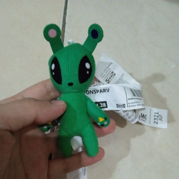 IKEA Boneka alien mini bisa jadi gantungan tas/kunci mini alien doll TC-1092