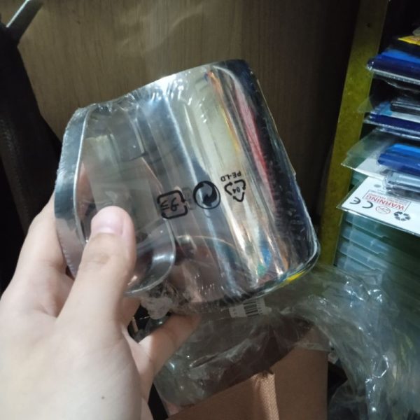 IKEA MATTLIG frothing jug cangkir kocok susu stainless dengan coak TC-0485