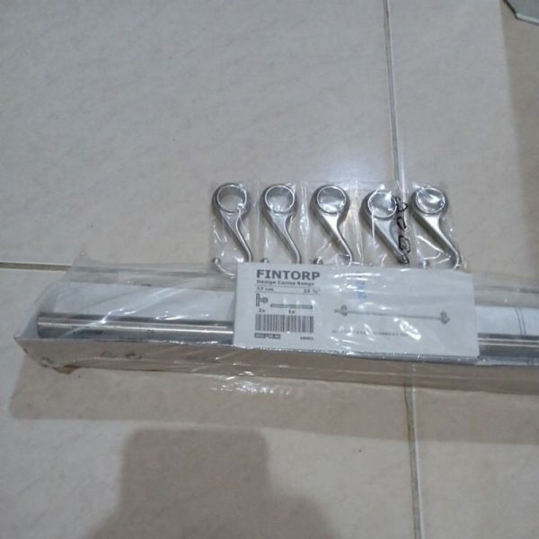 IKEA FINTORP rel tempel dinding komplit rak gantungan spatula sutil dapur 57 cm TC-0709