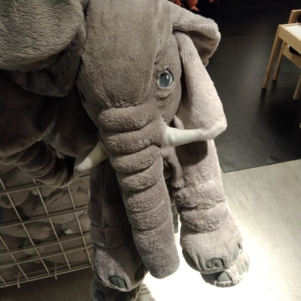 IKEA JATTESTOR boneka gajah jumbo lembut dan hangat 60 cm TC-0237 - Image 2