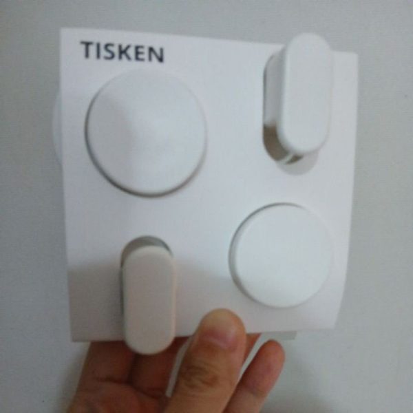 IKEA TISKEN hook pengait dengan suction cup 2buah tanpa bor