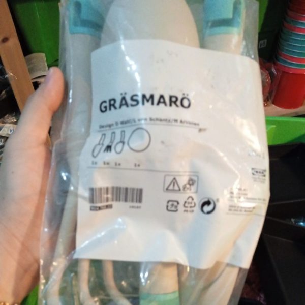 IKEA GRASMARO perlengkapan kebun tanaman sekop tanah 3 pc ukuran kecil TC-0569 - Image 2