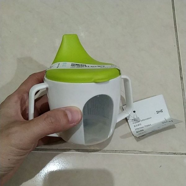 Ikea borja gelas isap anak anak 20 cl training cup mug TC-1130