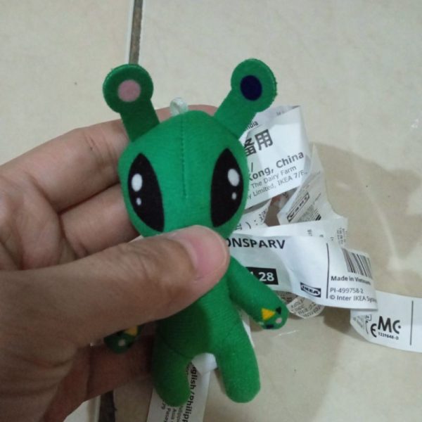 IKEA Boneka alien mini bisa jadi gantungan tas/kunci mini alien doll TC-1092 - Image 2