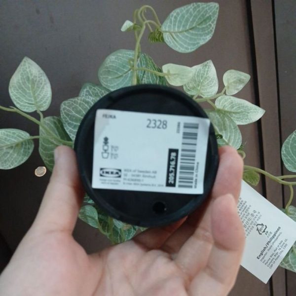 IKEA FEJKA tanaman hias fittonia palsu artifisial plant dalam pot hitam TC-0926 - Image 3