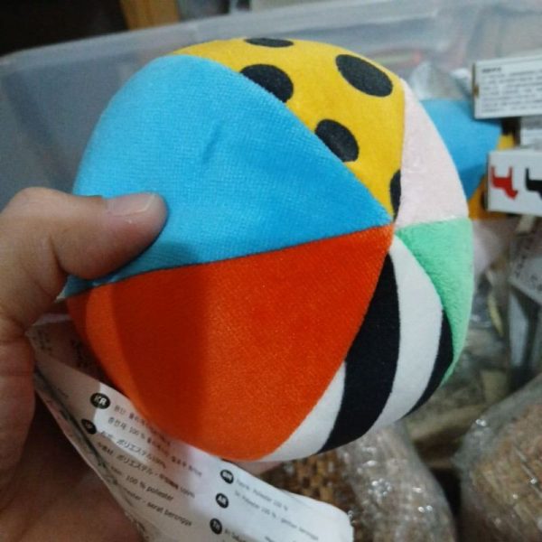 IKEA KLAPPA Boneka bola bermain anak dengan suara kerincingan 12 cm TC-1276 - Image 2