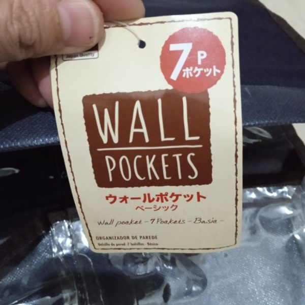 DAISO wall pockets 7 sekat hanging storage penyimpanan gantung TC-0160 - Image 2