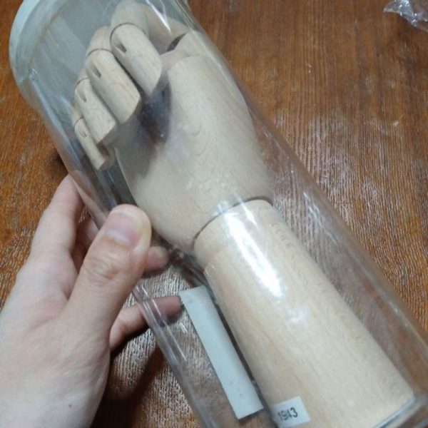 IKRA HANDSKALAD dekorasi hias tangan bahan kayu pajangan meja lemari - Image 3