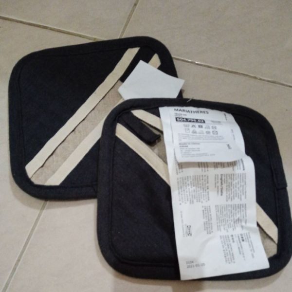 IKEA MARIATHERES penahan panas alas panci selip tangan 2 pc TC-0716