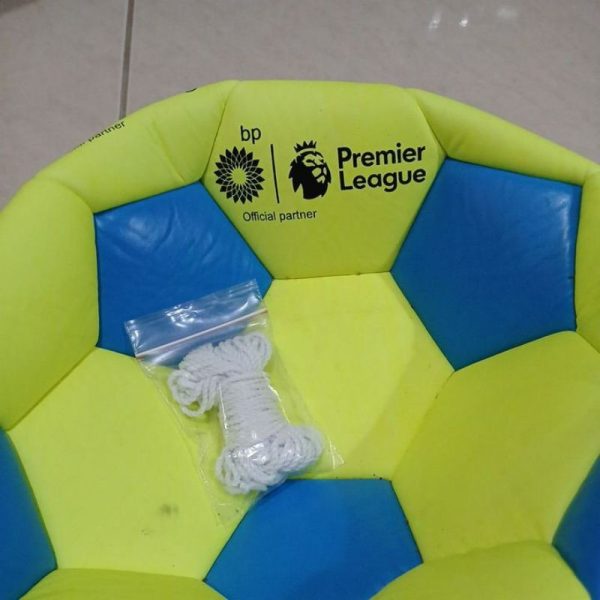 Bola sepak bola belum ditiup bola kaki plus jaring tali gantung TC-0703 - Image 2