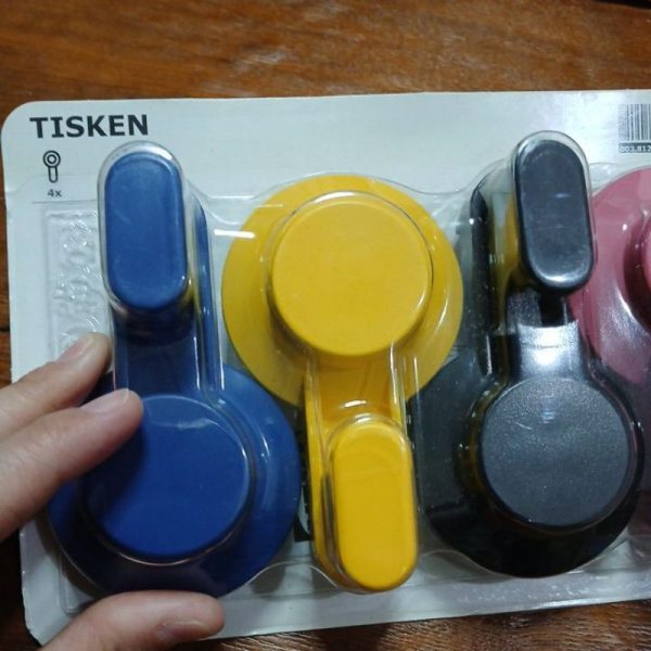 IKEA TISKEN pengait hook with suction cup gantungan dinding tanpa bor 4buah - Image 2