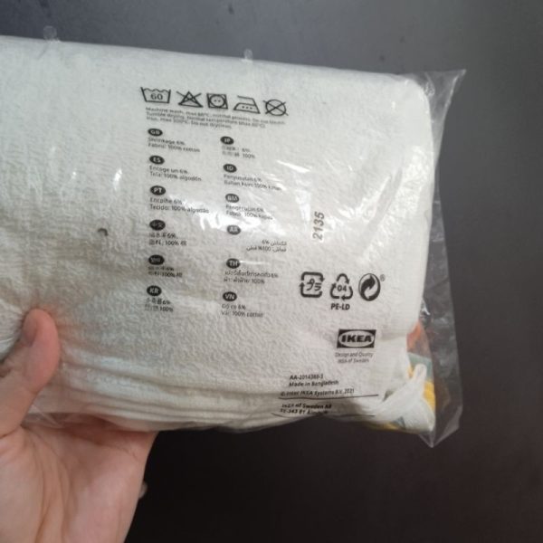 IKEA KRAMA handuk kecil 30 x 30 cm isi 10 pc washcloth TC-0860 - Image 3