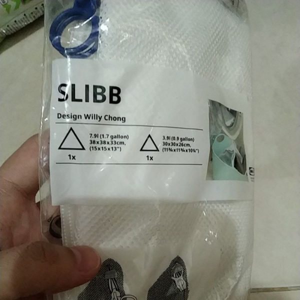 Ikea laundry net bentuk segitiga 2 pc jaring cuci baju kaos kaki TC-0753 - Image 2