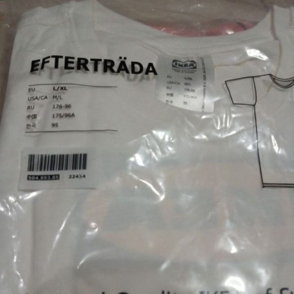 IKEA EFTERTRADA Kaos oblong limited edition L/XL TC-1217 - Image 2