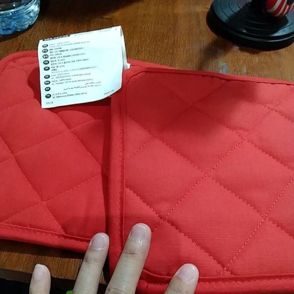 Ikea alas panas tatakan panci anti panas bahan kain katun 2pc 21 x 21 cm cempal dapur TC-0727 - Image 3