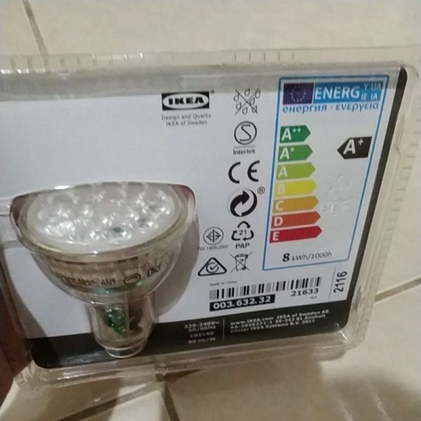 IKEA bola lampu LED GU10 600lumen bohlam lampu TC-1097 - Image 3