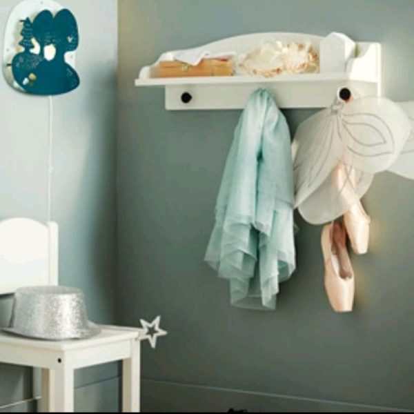 IKEA SOLGUL rak dinding dengan penyimpanan wall rack with hook and shelving TC-0515 - Image 2