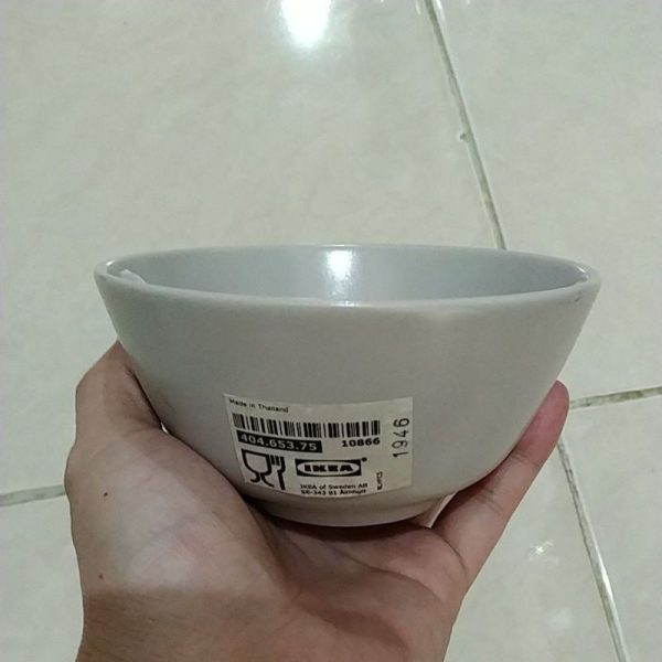 Mangkok kecil ikea kaca tebal mangkuk serbaguna TC-0825