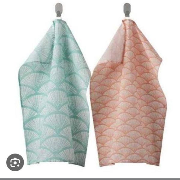 IKEA Kain lap dapur 2 pc warna cerah 45 x 60 cm hand towel kitchen towel TC-1077 - Image 2