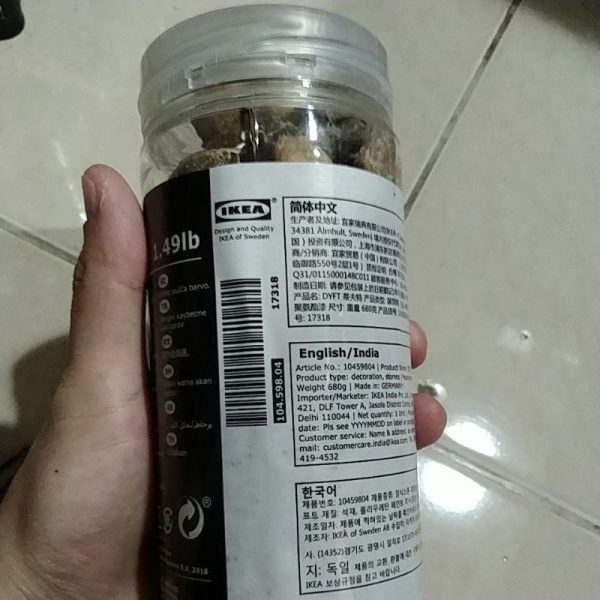 IKEA DYFT Hiasan dekorasi batu alami 680gr batu dalam pot tanaman TC-0585 - Image 3