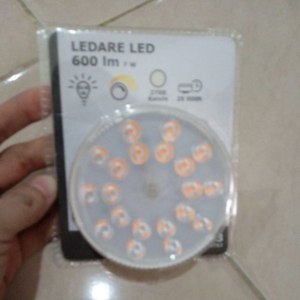 IKEA bola lampu led GX53 600lm bulb 2700kelvin TC-0687