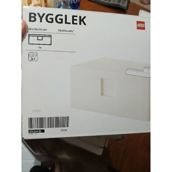 IKEA BYGGLEK X LEGO kotak box mainan blok lego 26 x 18 x 12 cm TC-0581