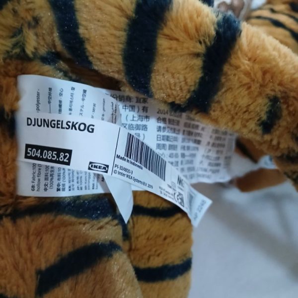 IKEA DJUNGELSKOG boneka harimau sumatera besar 70 cm TC-0158 - Image 3