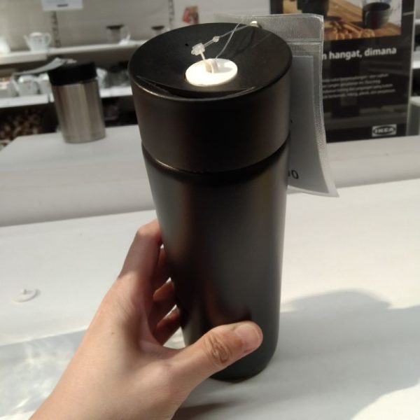 IKEA UNDERSOKA insulated travel mug portabel 0.4L termos mini kopi teh TC-0007