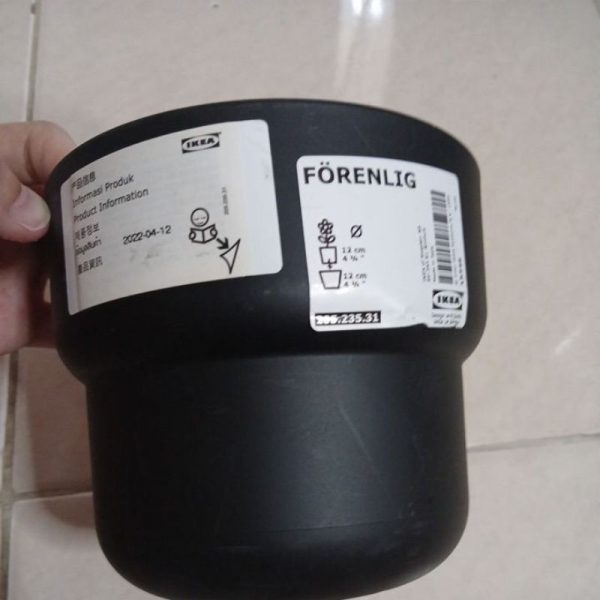 IKEA FORENLIG pot bunga bahan plastik alas buket hiasan bunga DIY